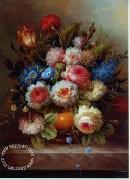 unknow artist Floral, beautiful classical still life of flowers.034 oil painting on canvas